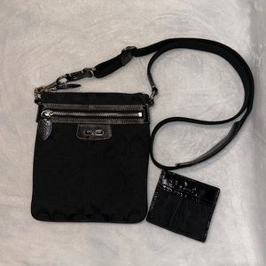 Coach Crossbody purse with matching wallet. EUC